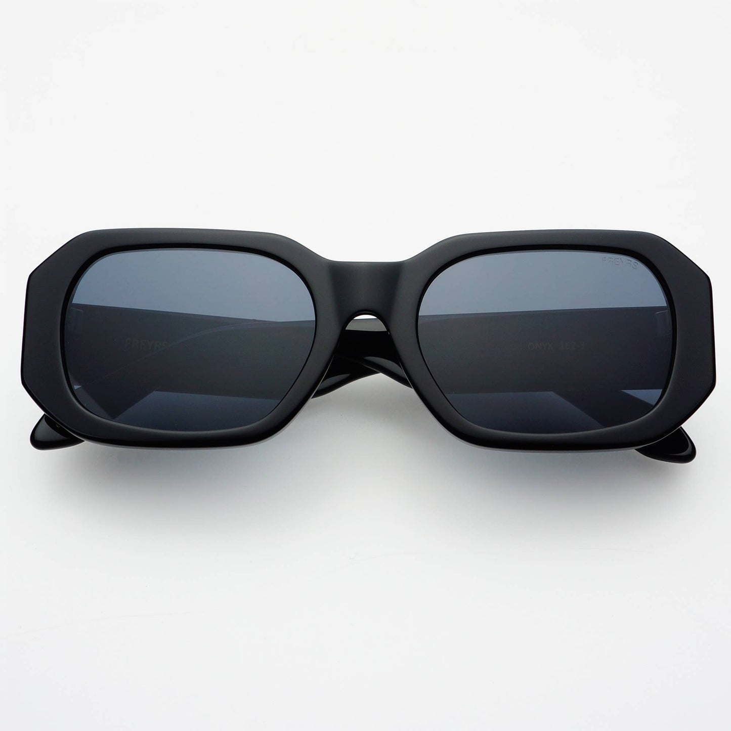 Onyx Acetate Womens Rectangular Sunglasses