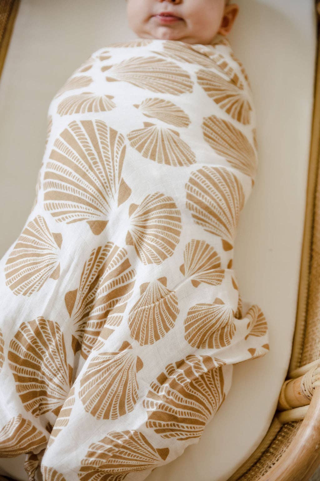 Cotton & Bamboo Swaddle - Coast