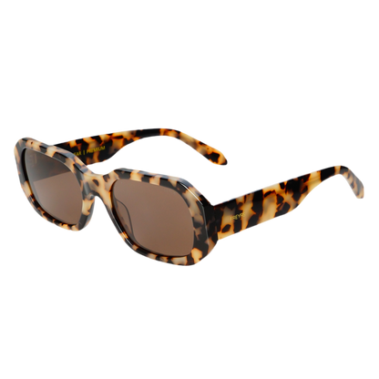 Onyx Acetate Womens Rectangular Sunglasses