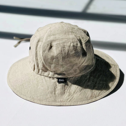 relaxed bucket hat - linen