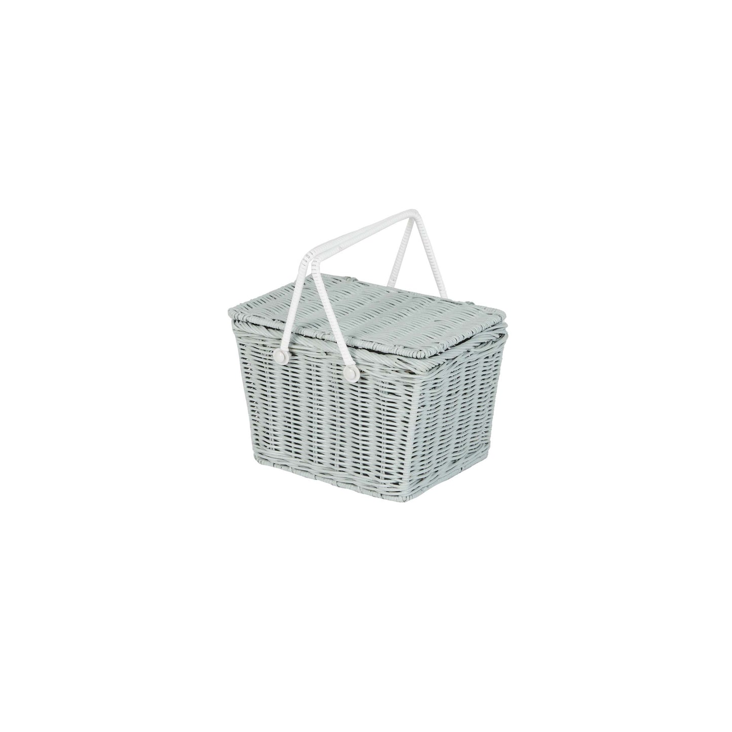 Piki rattan Basket vintage blue