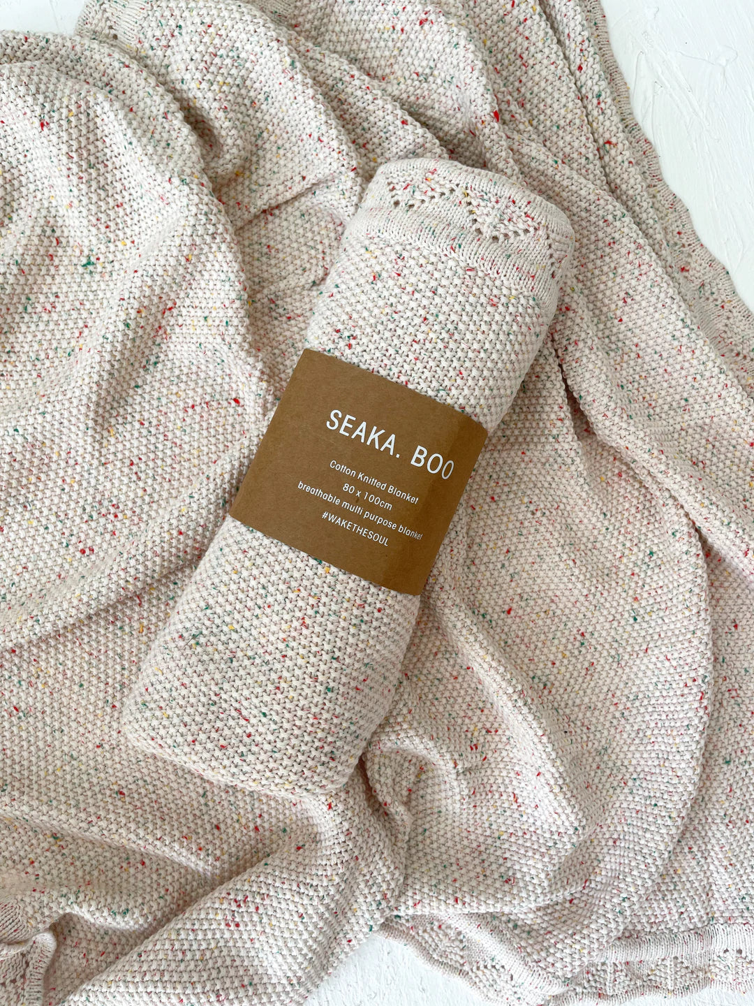 Beibi blanket - Pearl ivory fleck